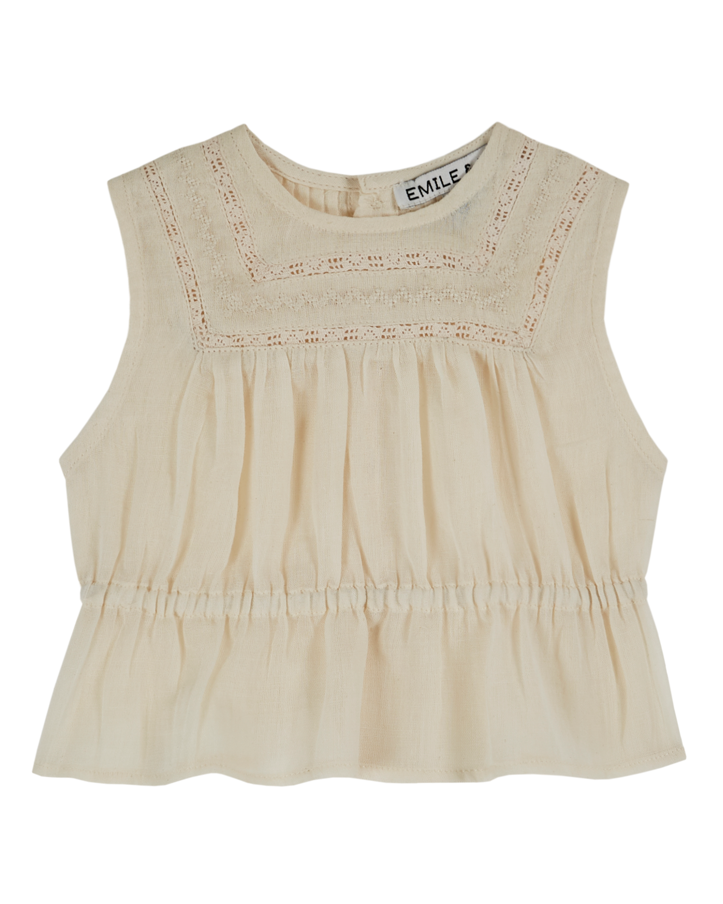 Blouse bébé vintage chantilly