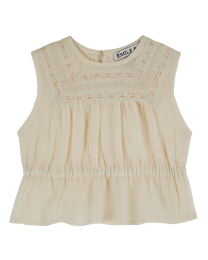 Blouse bébé vintage chantilly