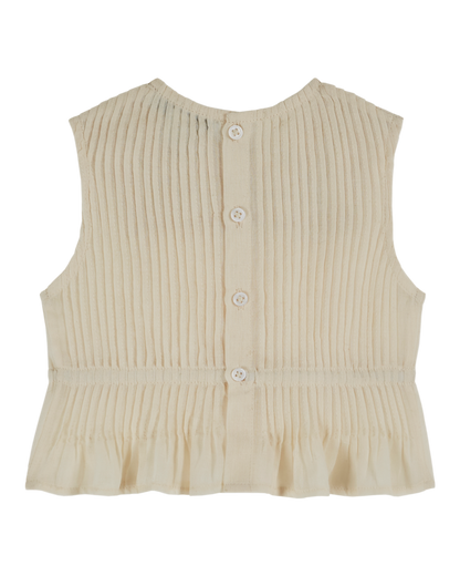 Blouse bébé vintage chantilly