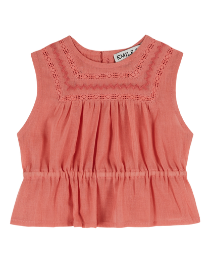 Blouse bébé vintage grenadine