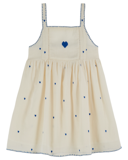 Robe broderie coeur chantilly