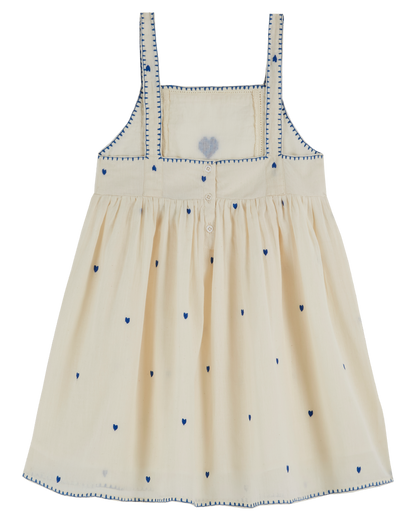 Robe broderie coeur chantilly