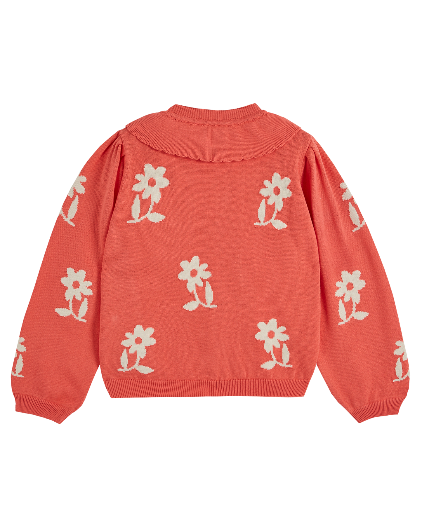 Cardigan fleurs coton bio fille grenadine