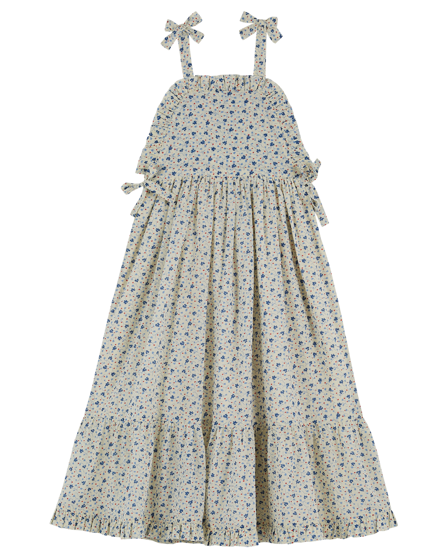 Robe longue fleurs muguet