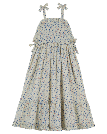 Robe longue fleurs muguet