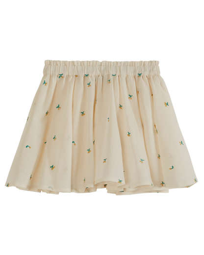 Jupon broderie cerise chantilly