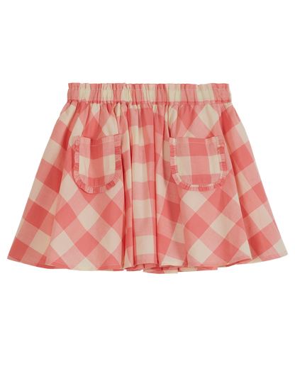 Jupe vichy bonbon