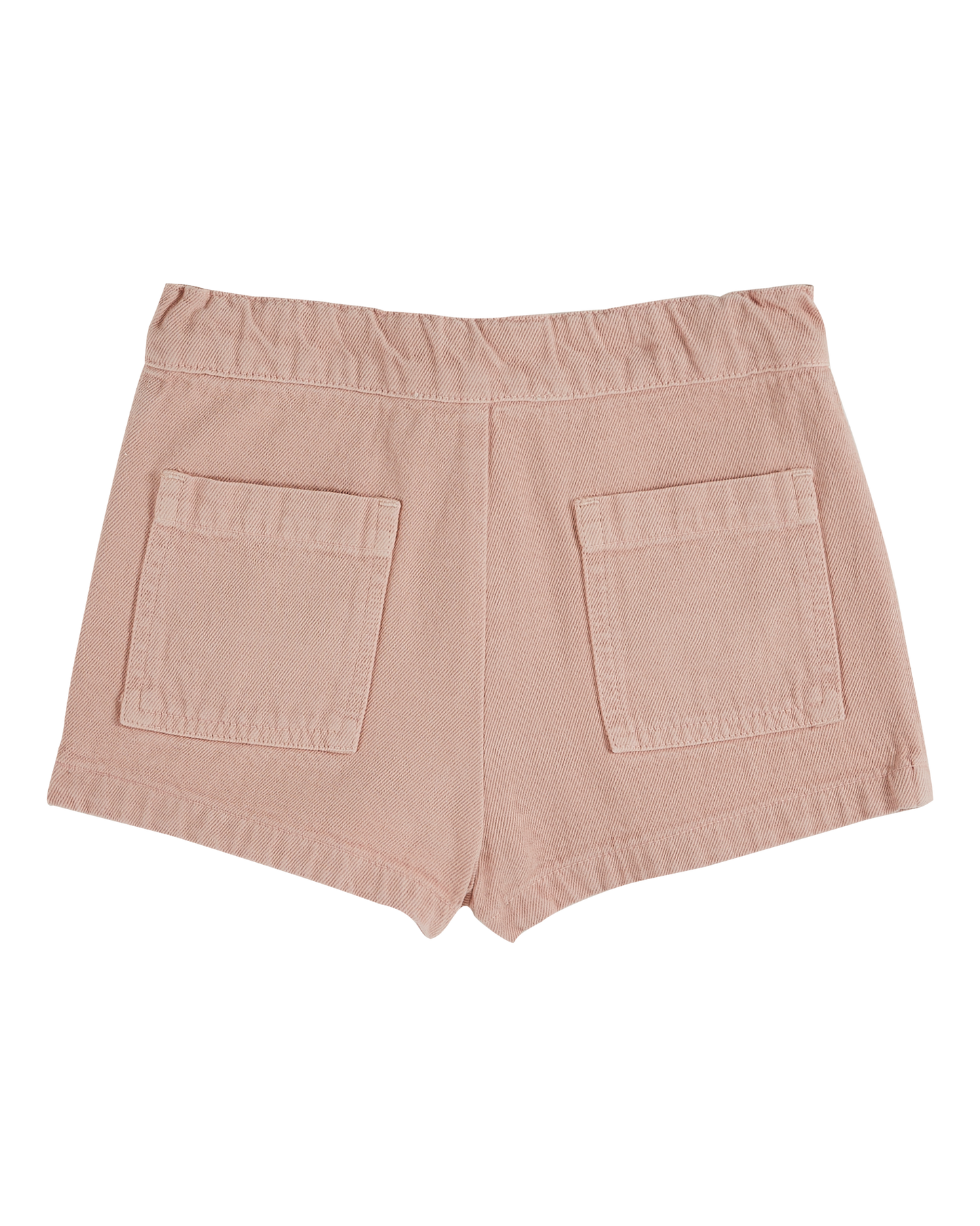 Short poches fleurs uni rosette