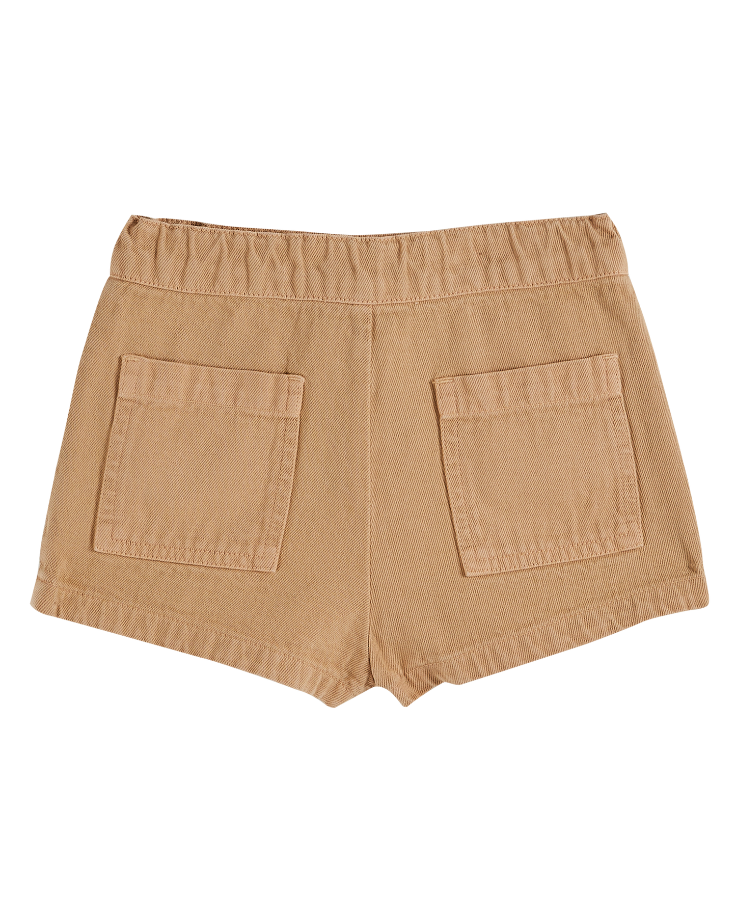 Short poches fleurs uni sésame
