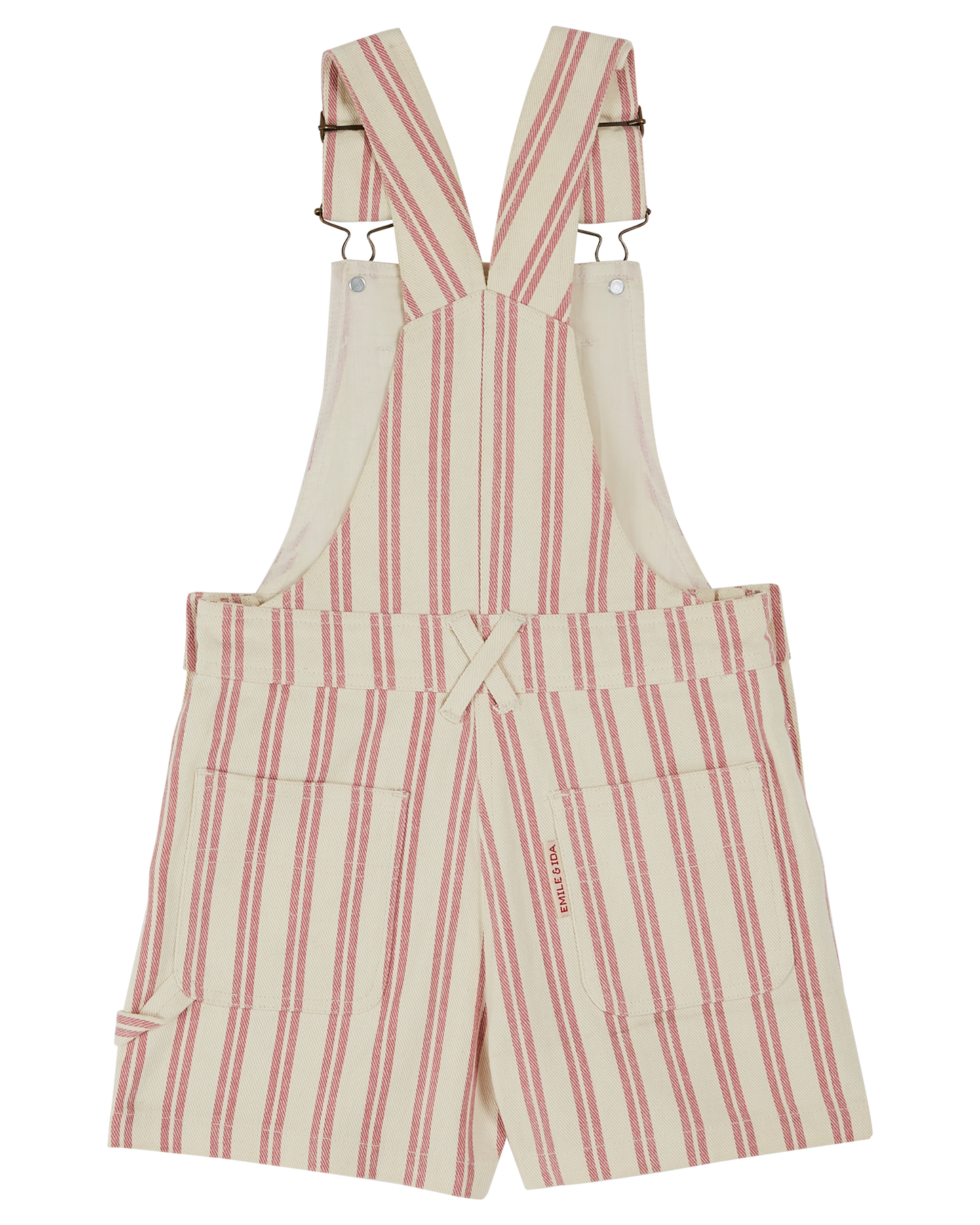 Salopette rayure rose