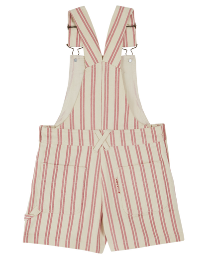 Salopette rayure rose