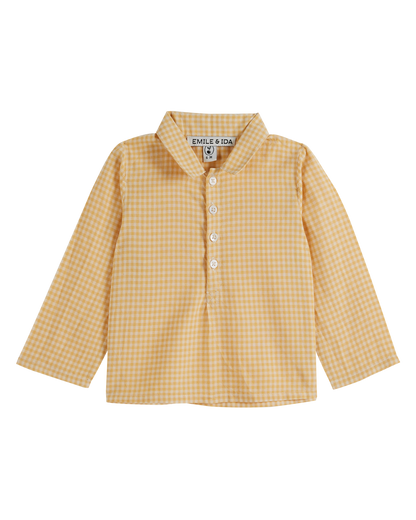 Kurta vichy jaune