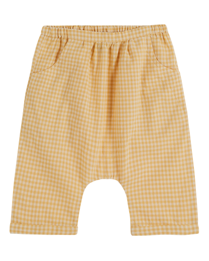 Sarouel vichy jaune