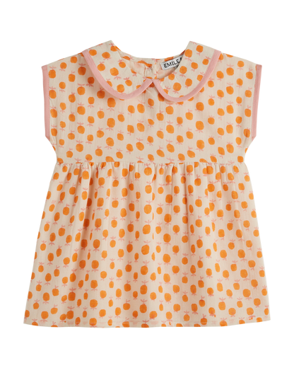Robe bébé mandarine