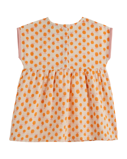 Robe bébé mandarine