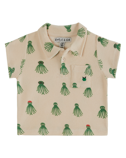 Polo éponge octopus vert
