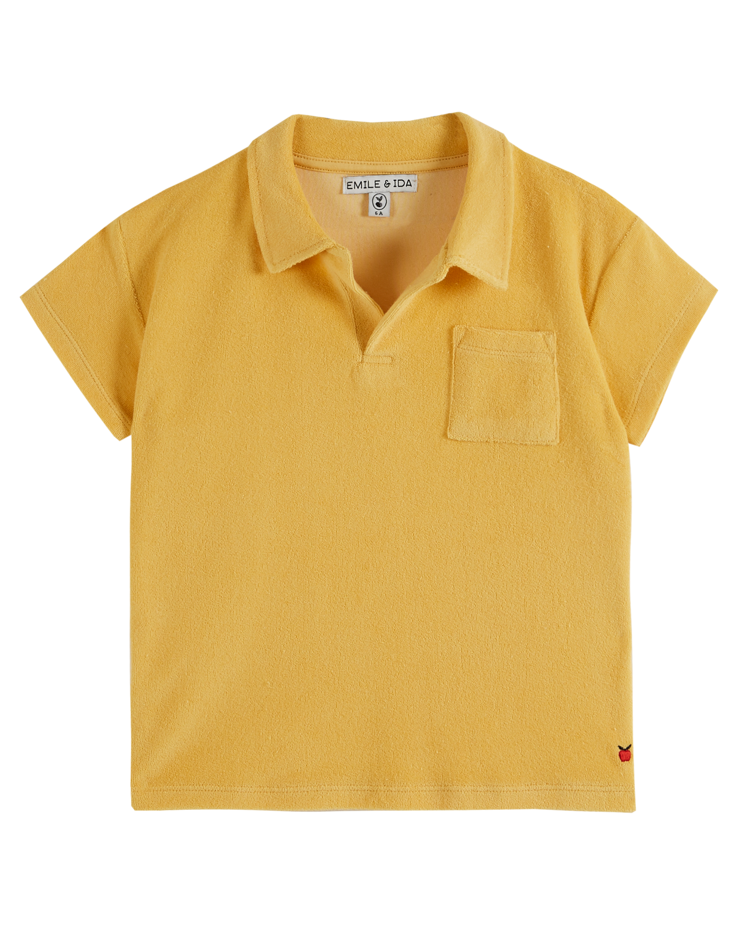 Polo éponge uni pollen