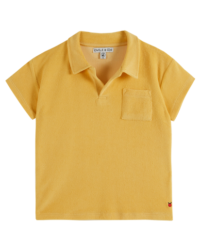 Polo éponge uni pollen