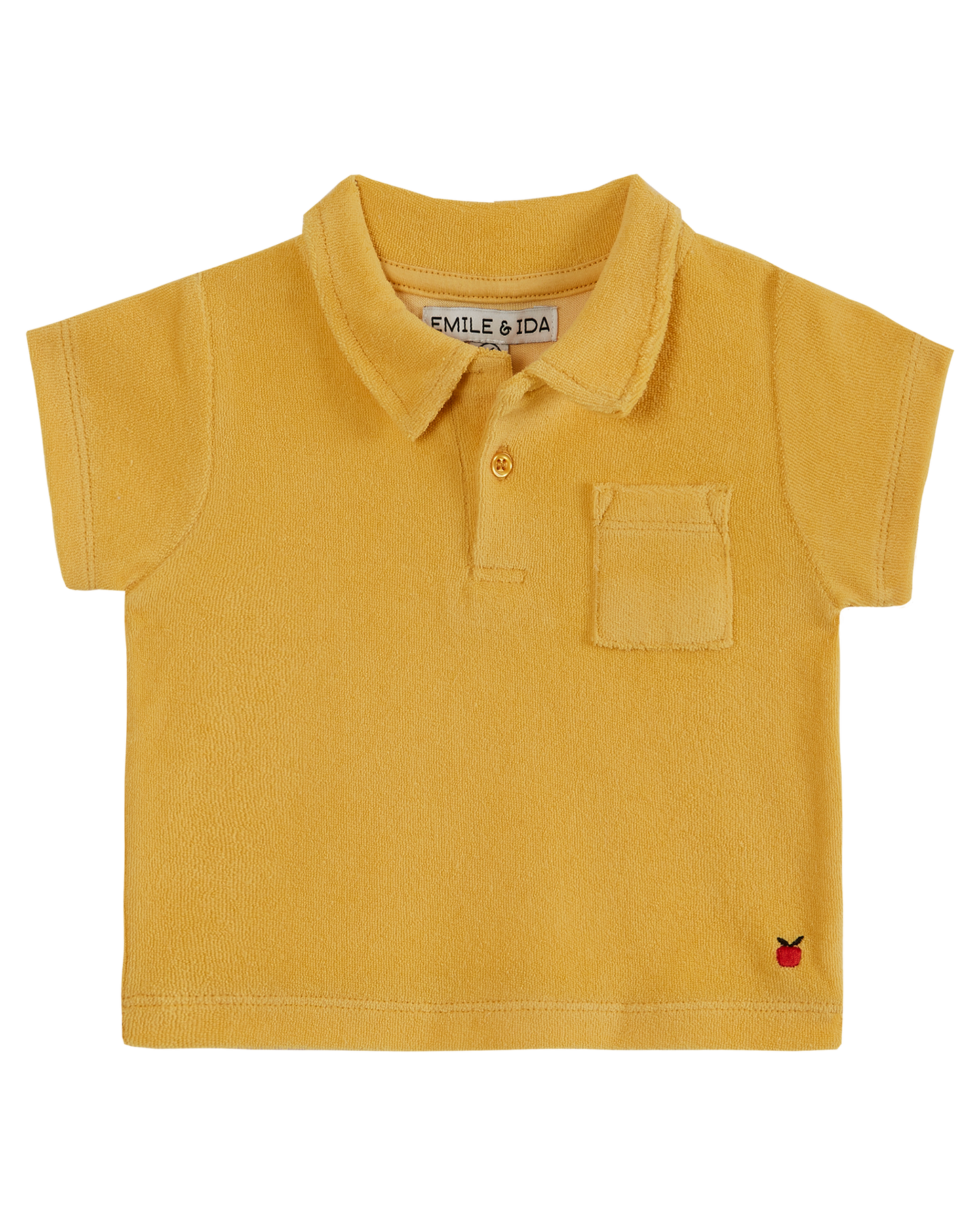 Polo éponge uni pollen