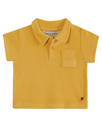 Polo éponge uni pollen