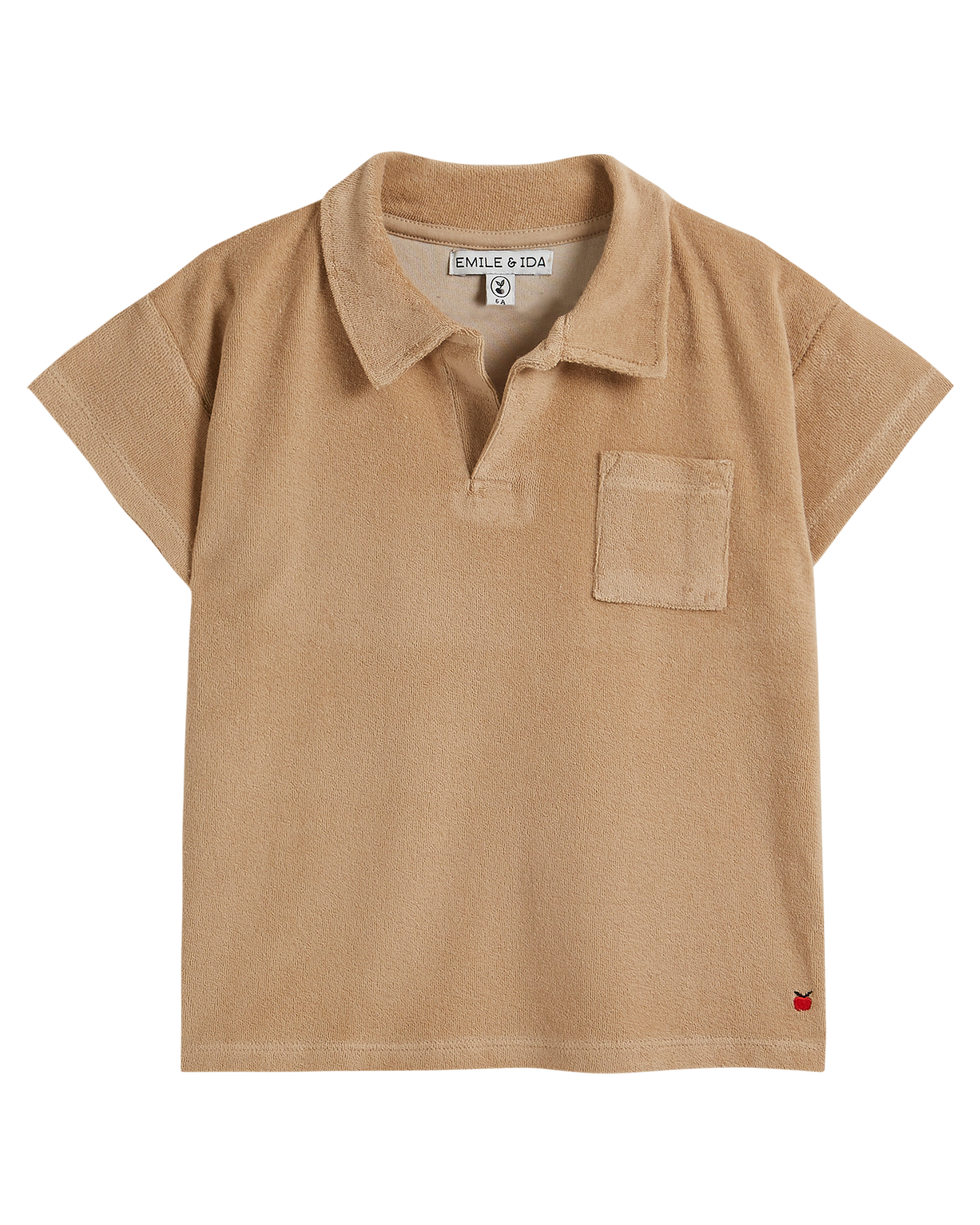 Polo éponge uni sésame