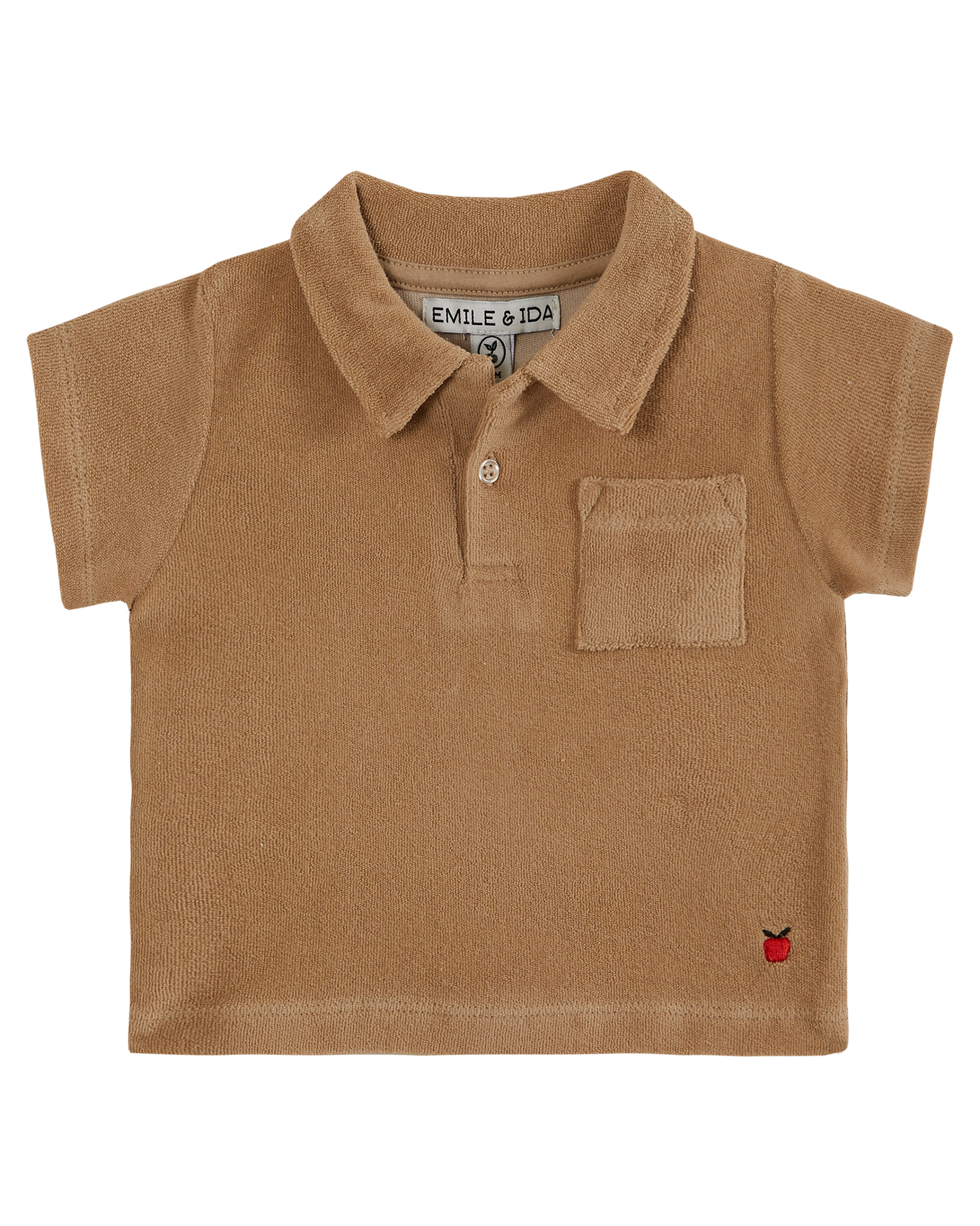 Polo éponge uni sésame