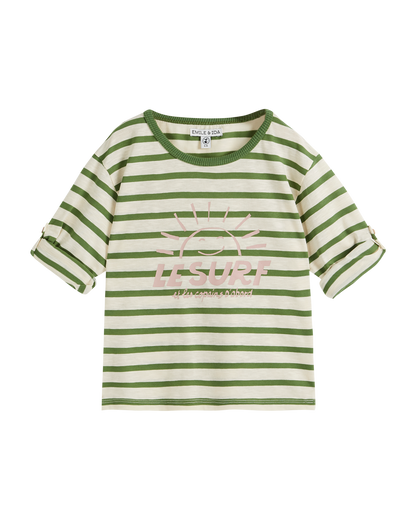 Marinière coton bio rayure pickle surf