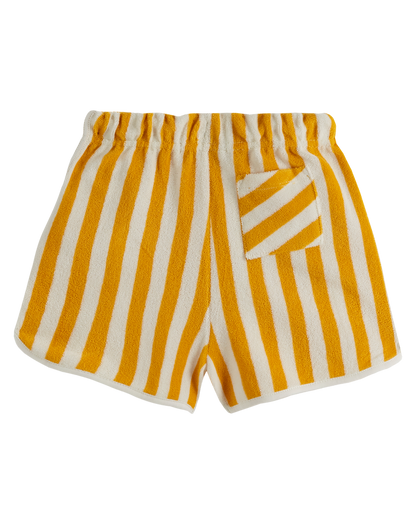 Short éponge rayure soleil