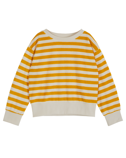 Sweat éponge rayure soleil