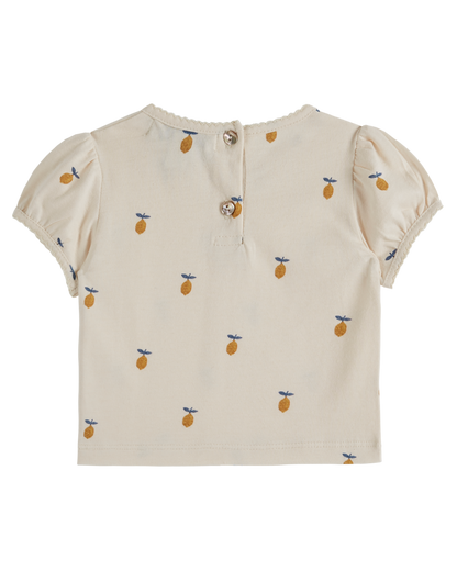 T-shirt coton bio citron