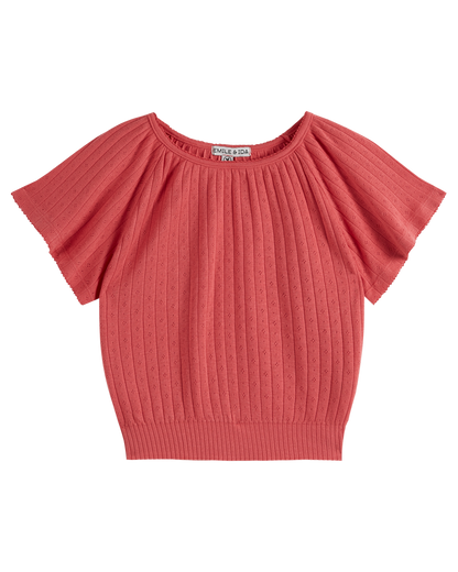 Top fille modal bubble gum