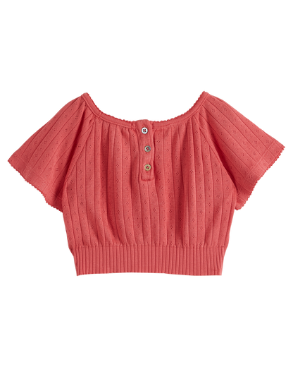 Top fille modal bubble gum