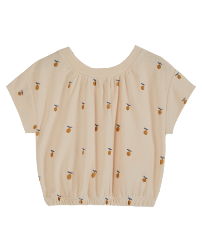 T-shirt éponge citron