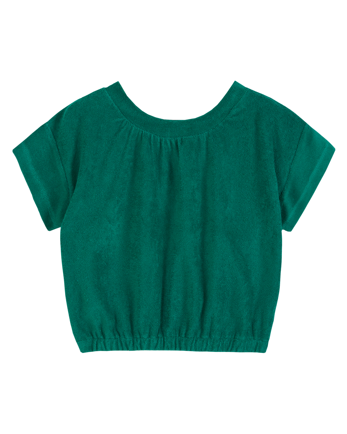 T-shirt éponge uni haricot