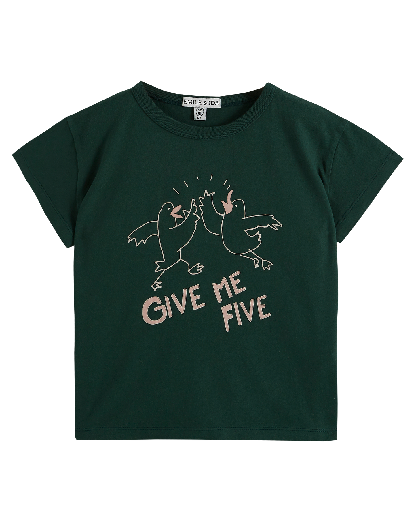 T-shirt coton bio give me five pin