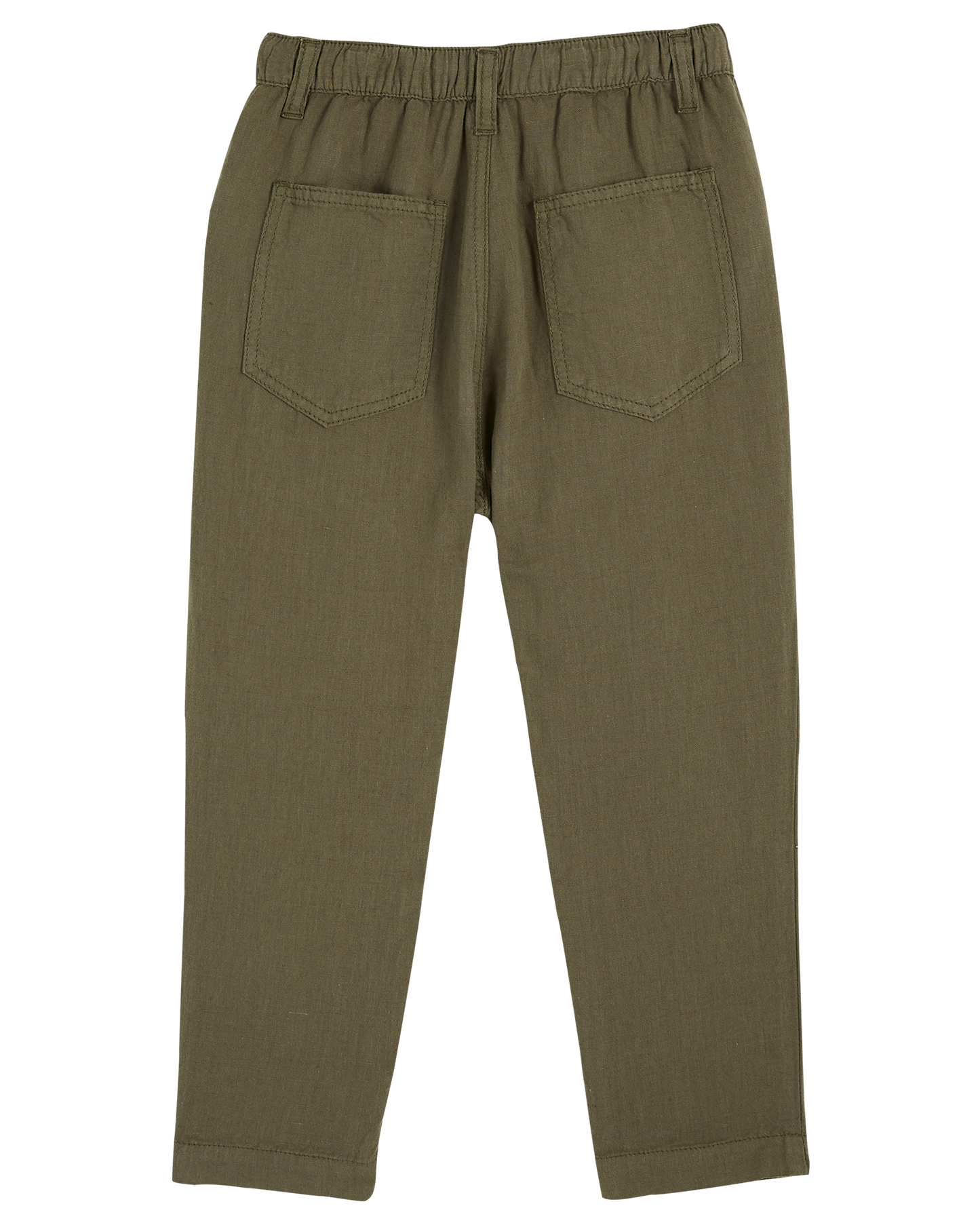Pantalon lin coton salicorne