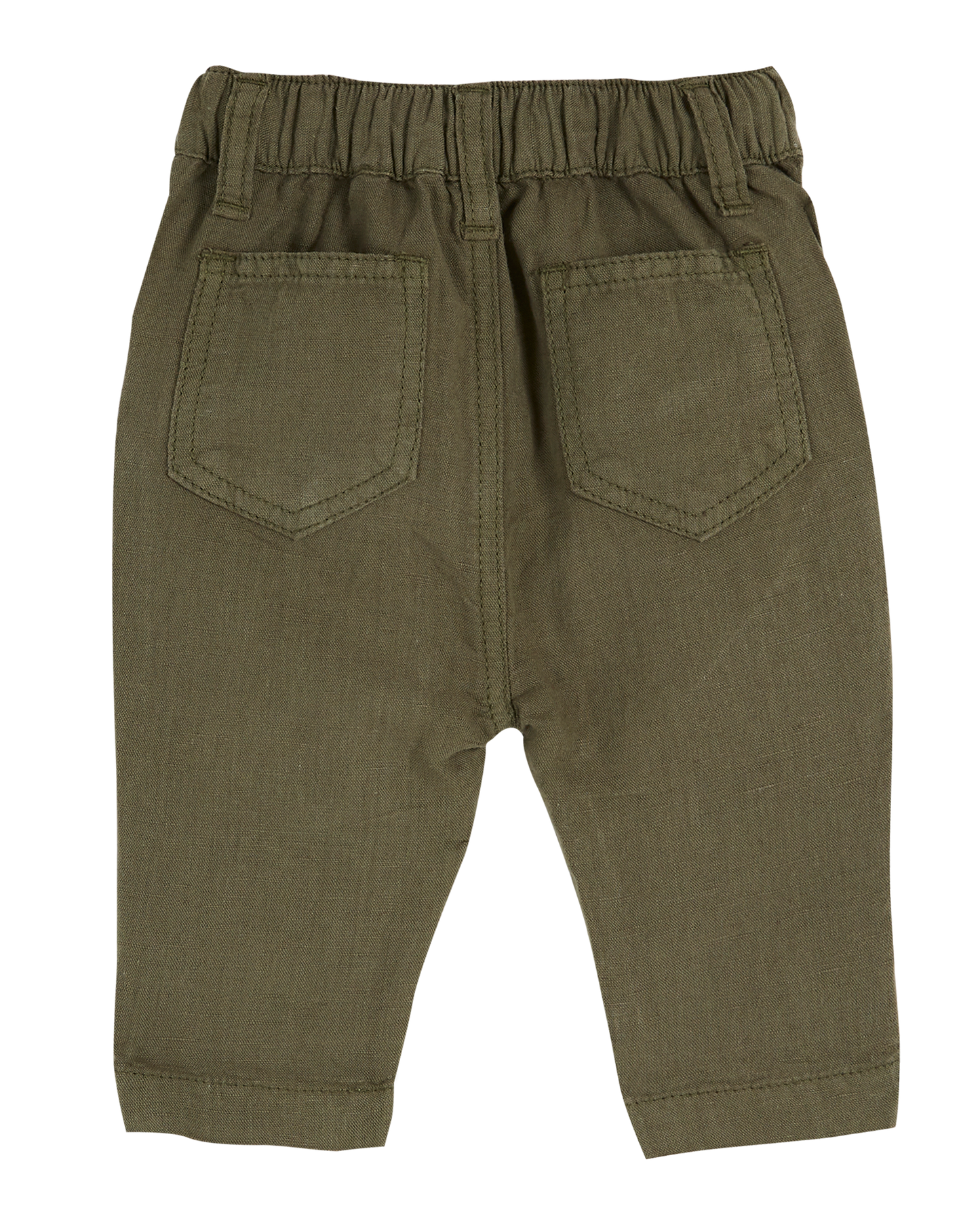 Pantalon lin coton salicorne