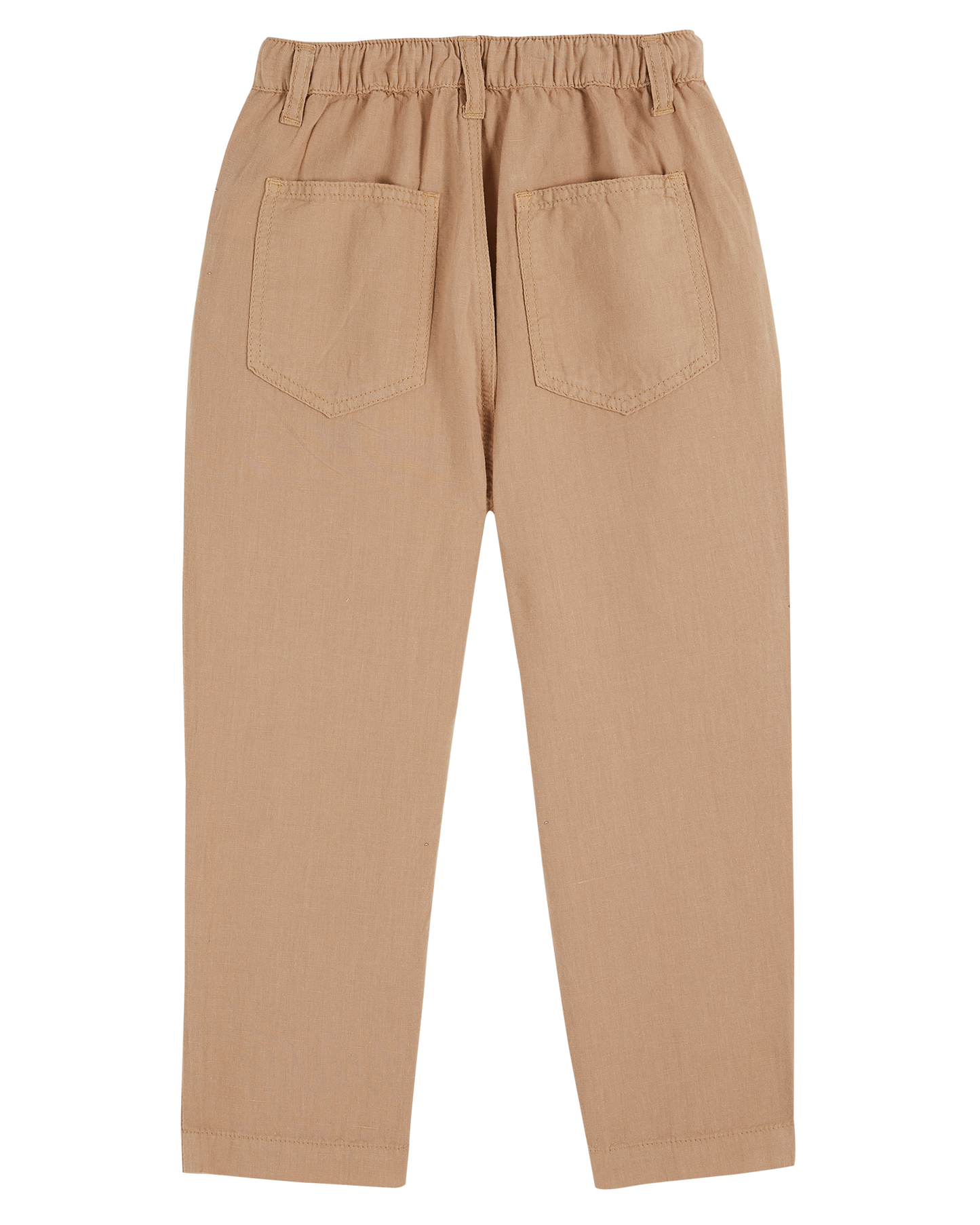 Pantalon lin coton sésame