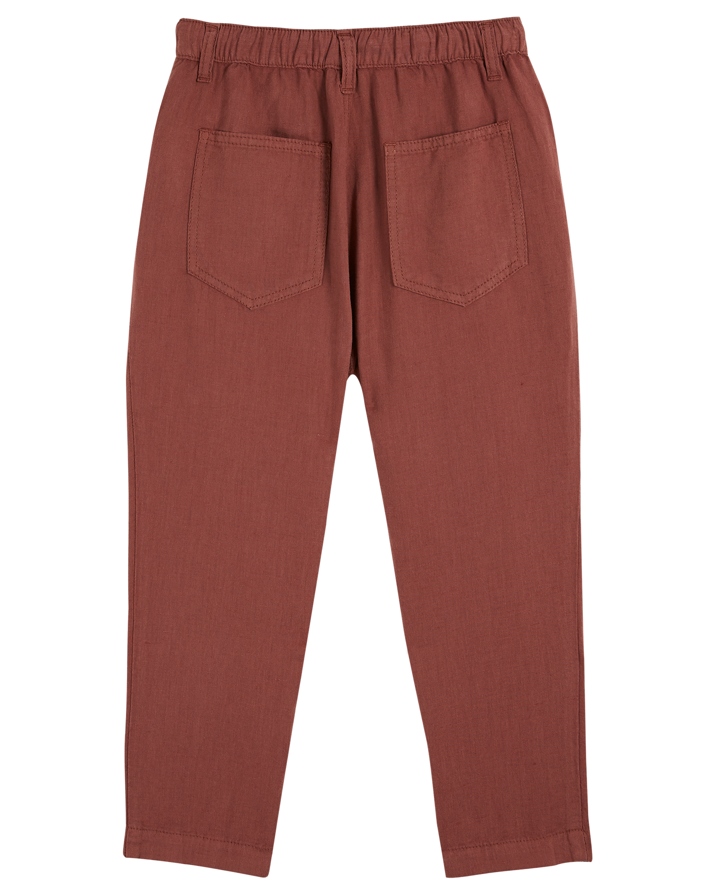 Pantalon lin coton terre