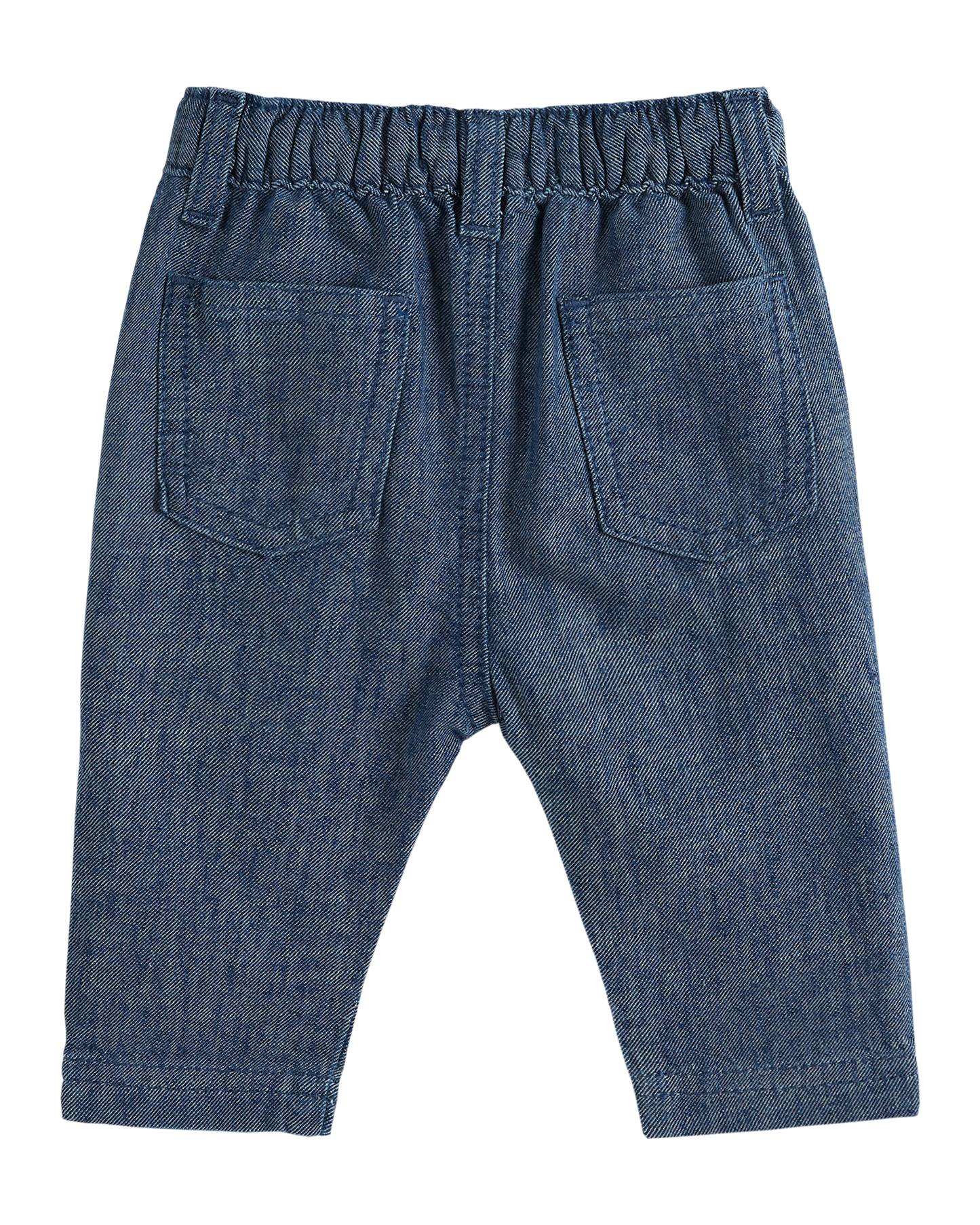 Pantalon lin et coton indigo