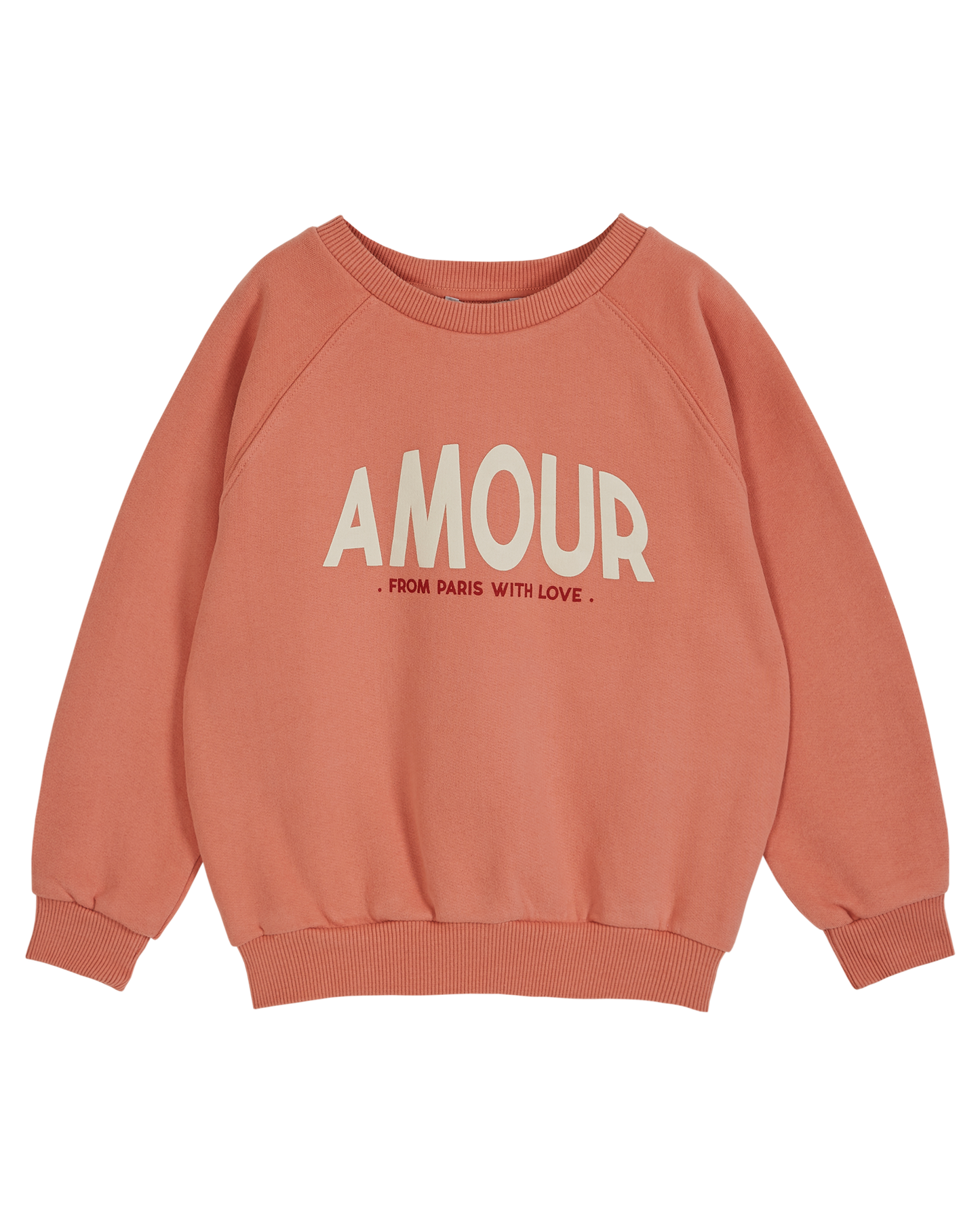 Sweat amour coton bio fille grenadine