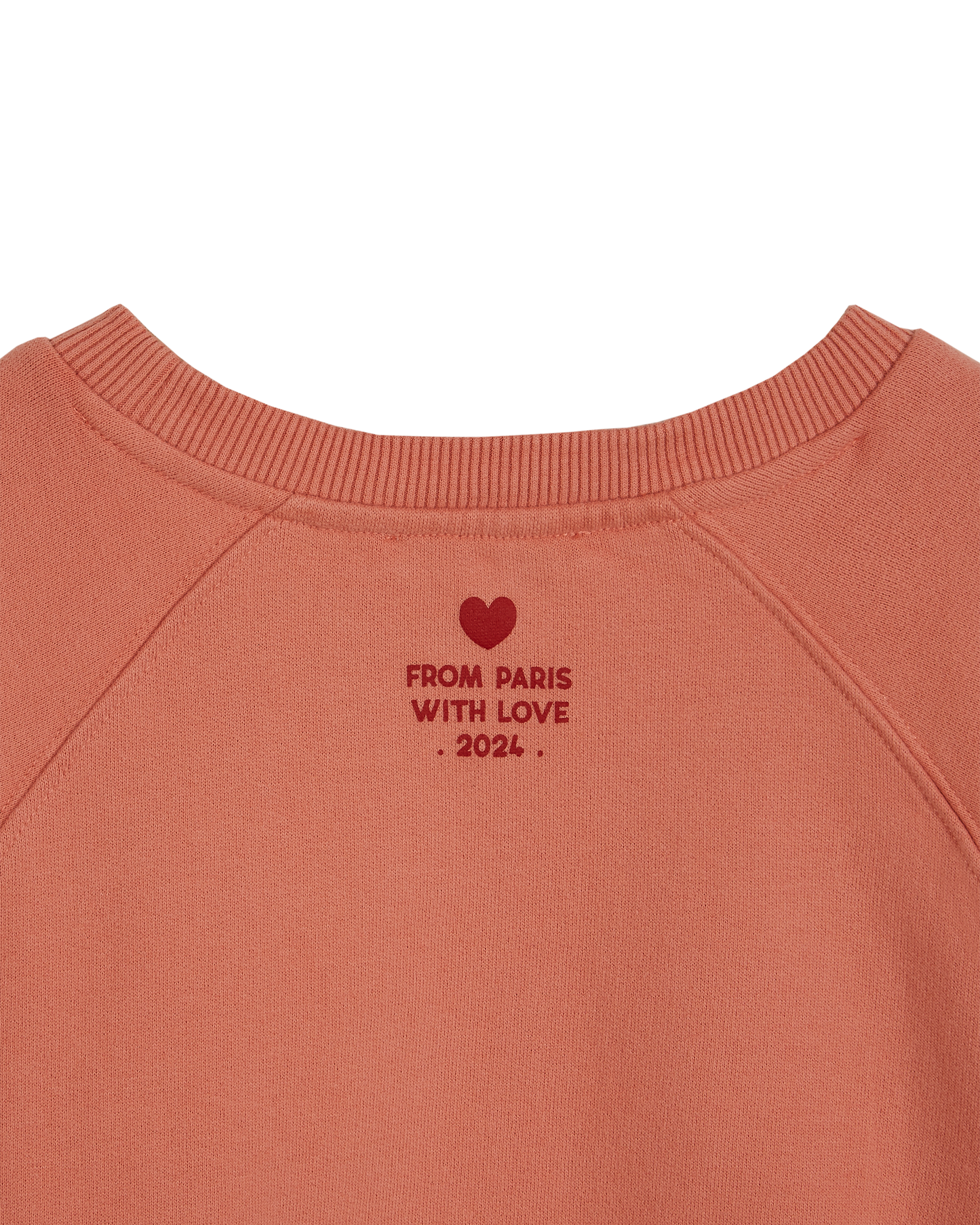 Sweat amour coton bio fille grenadine