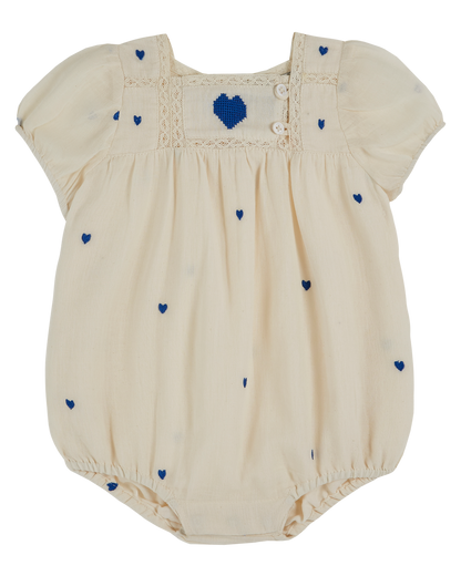 Combibloomer broderie coeur chantilly