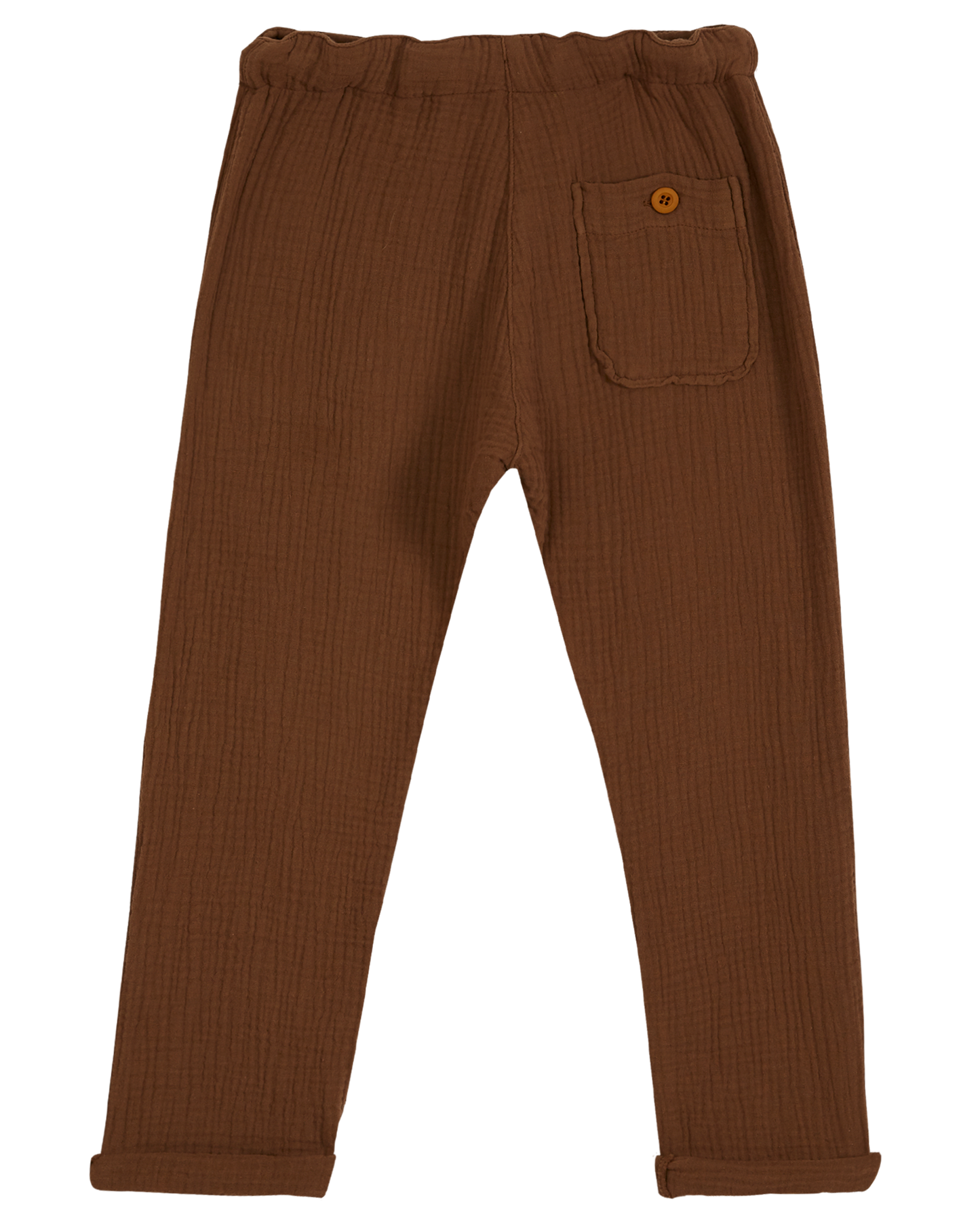 Pantalon gaze de coton cookie