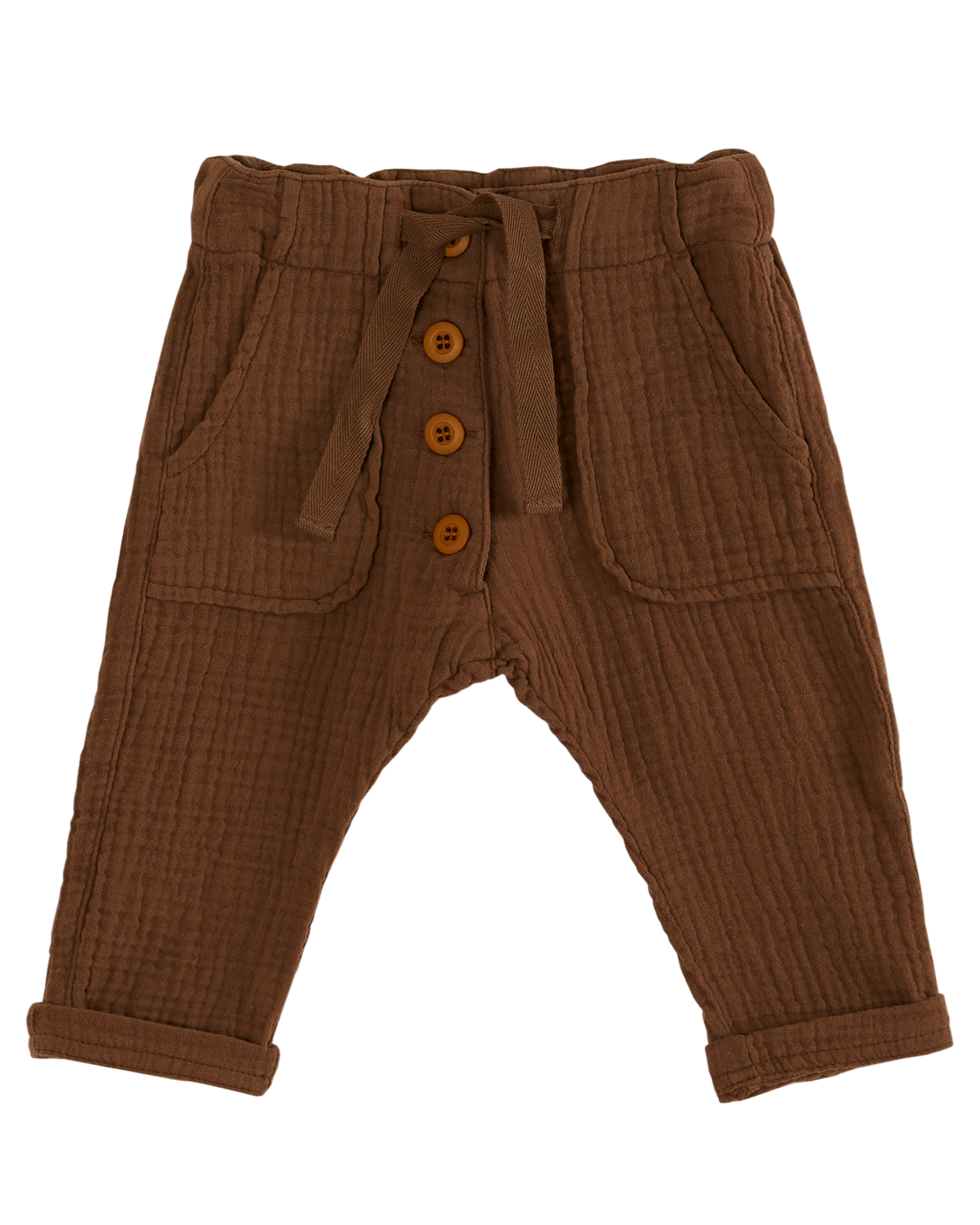 Pantalon gaze de coton cookie