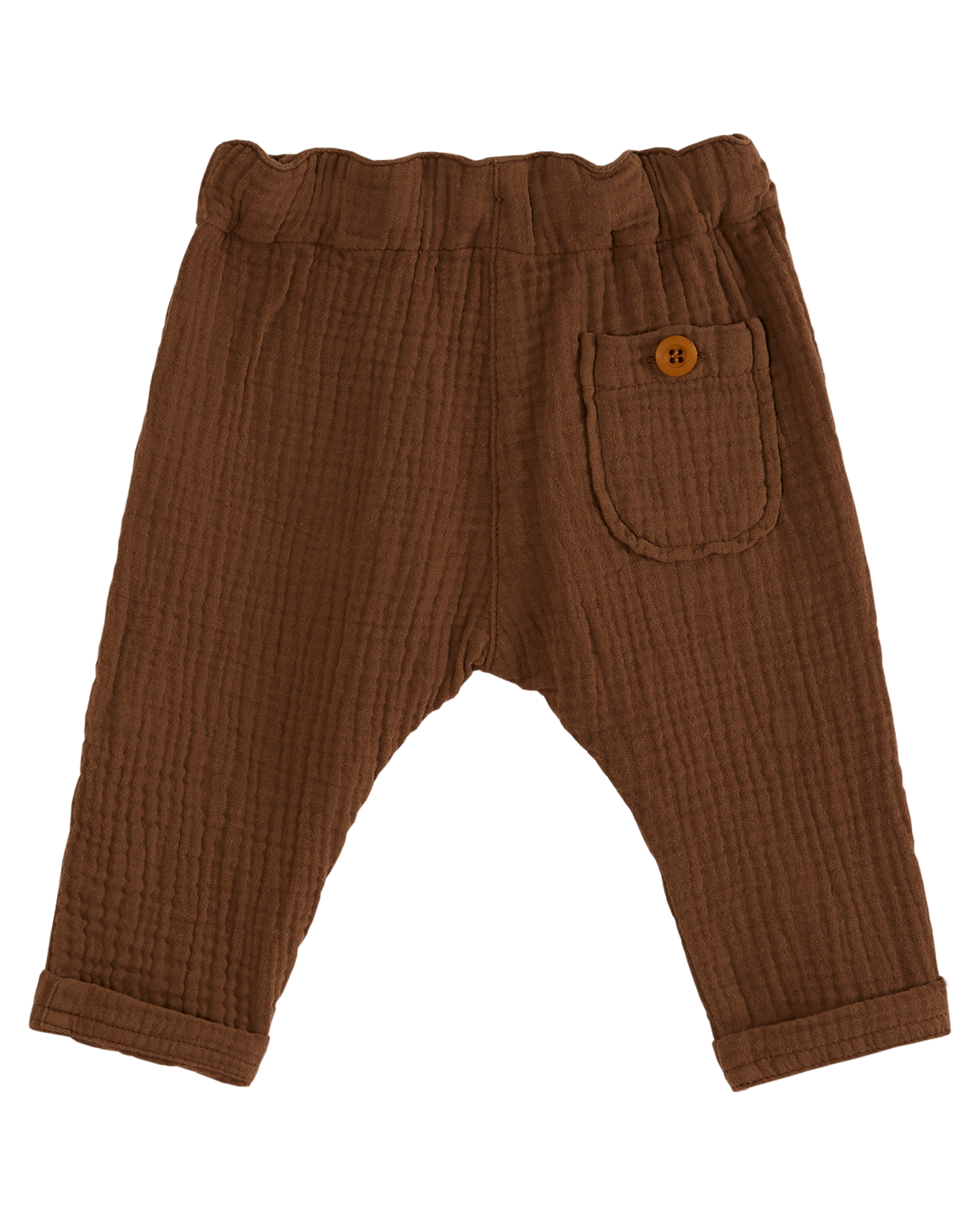 Pantalon gaze de coton cookie
