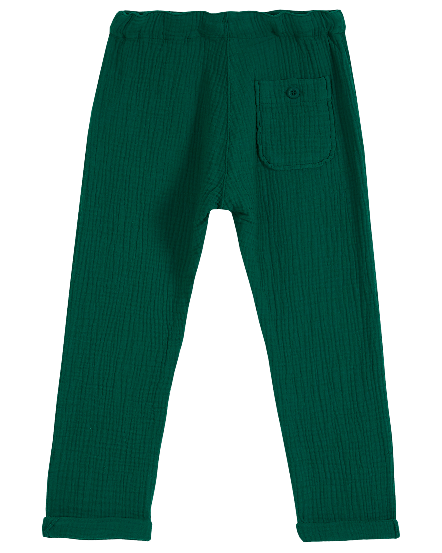 Pantalon gaze de coton haricot