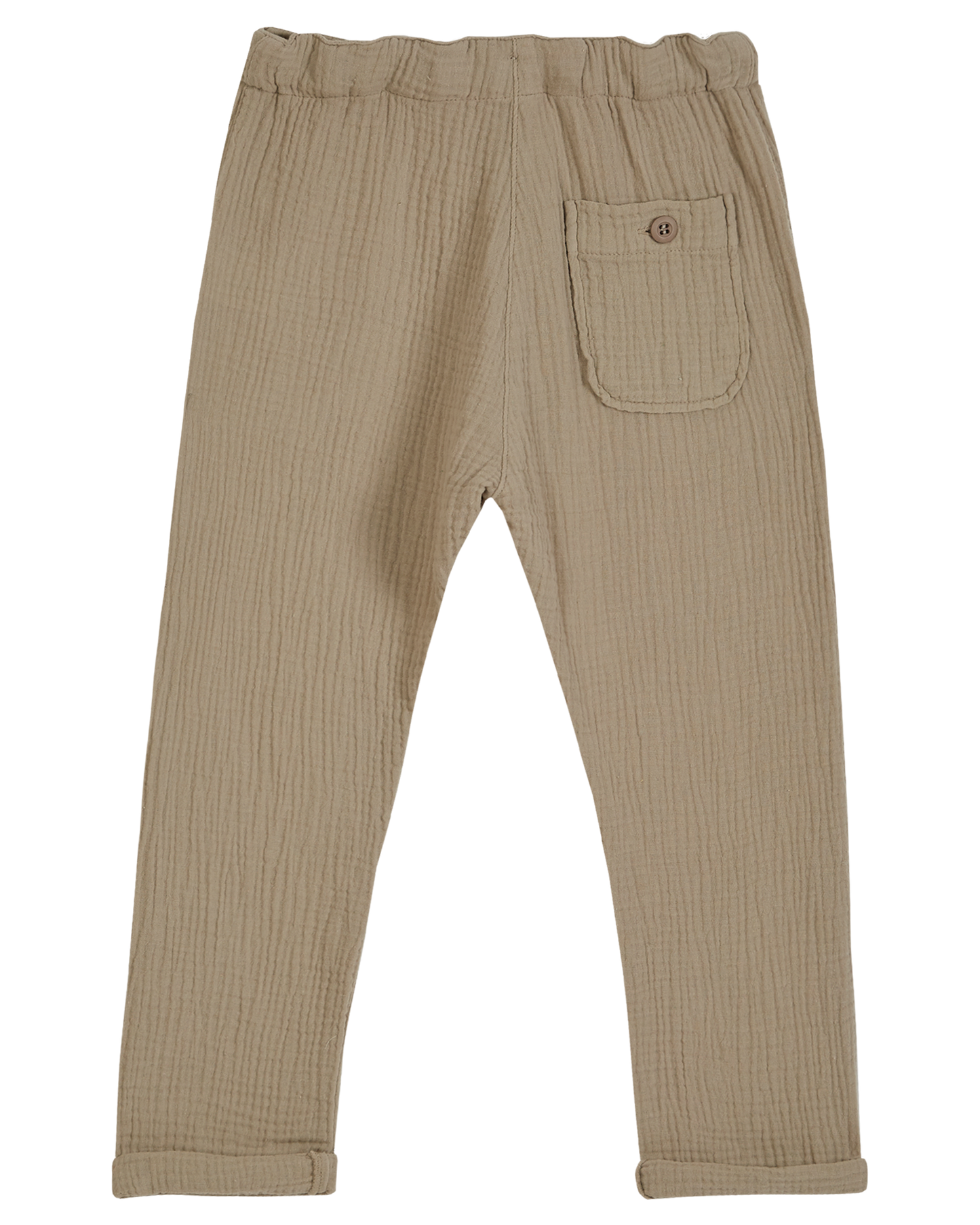 Pantalon gaze de coton mastic