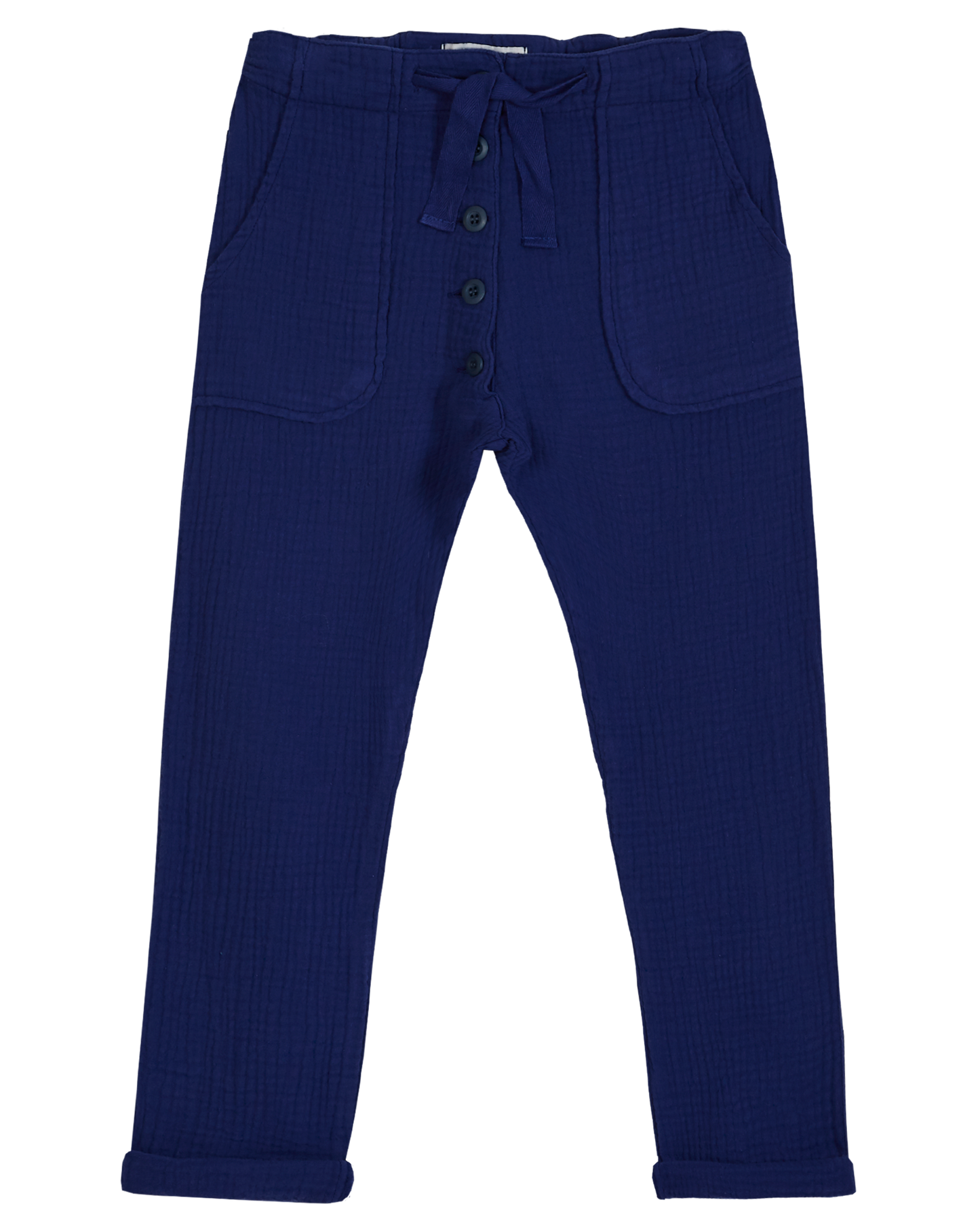 Pantalon gaze de coton minuit