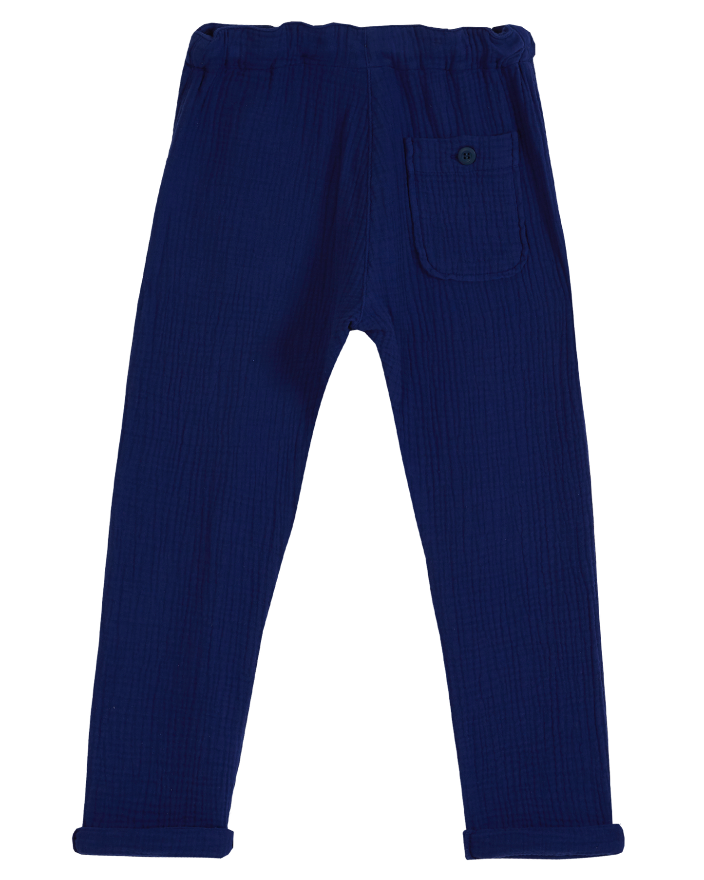 Pantalon gaze de coton minuit